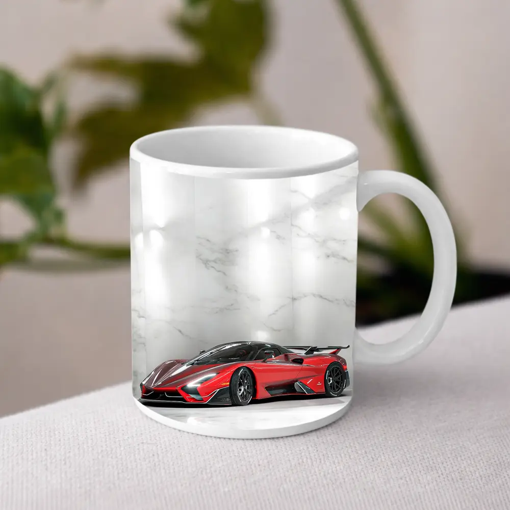 SSC North America Supercar Marble White Showroom – Mugs