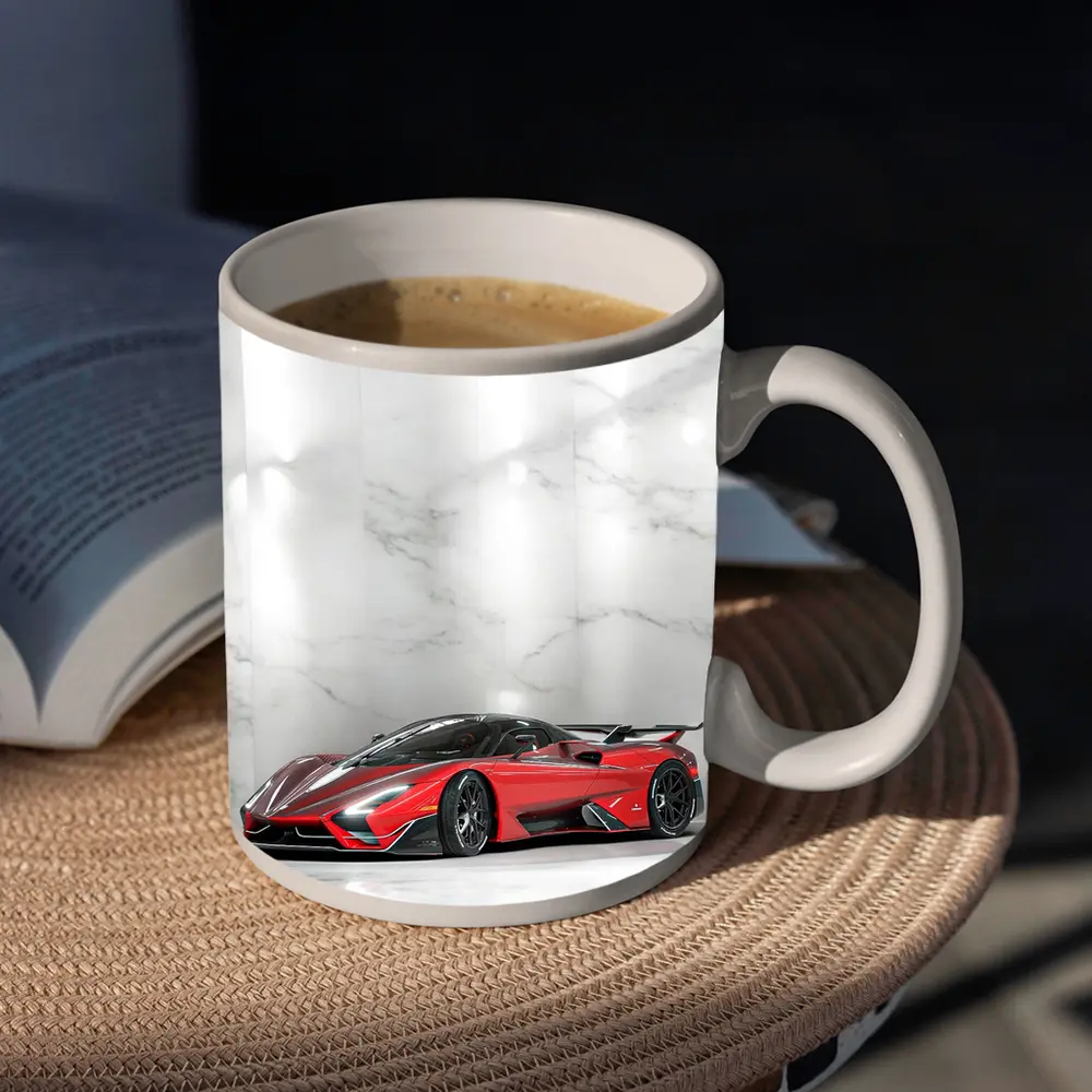 SSC North America Supercar Marble White Showroom – Mugs