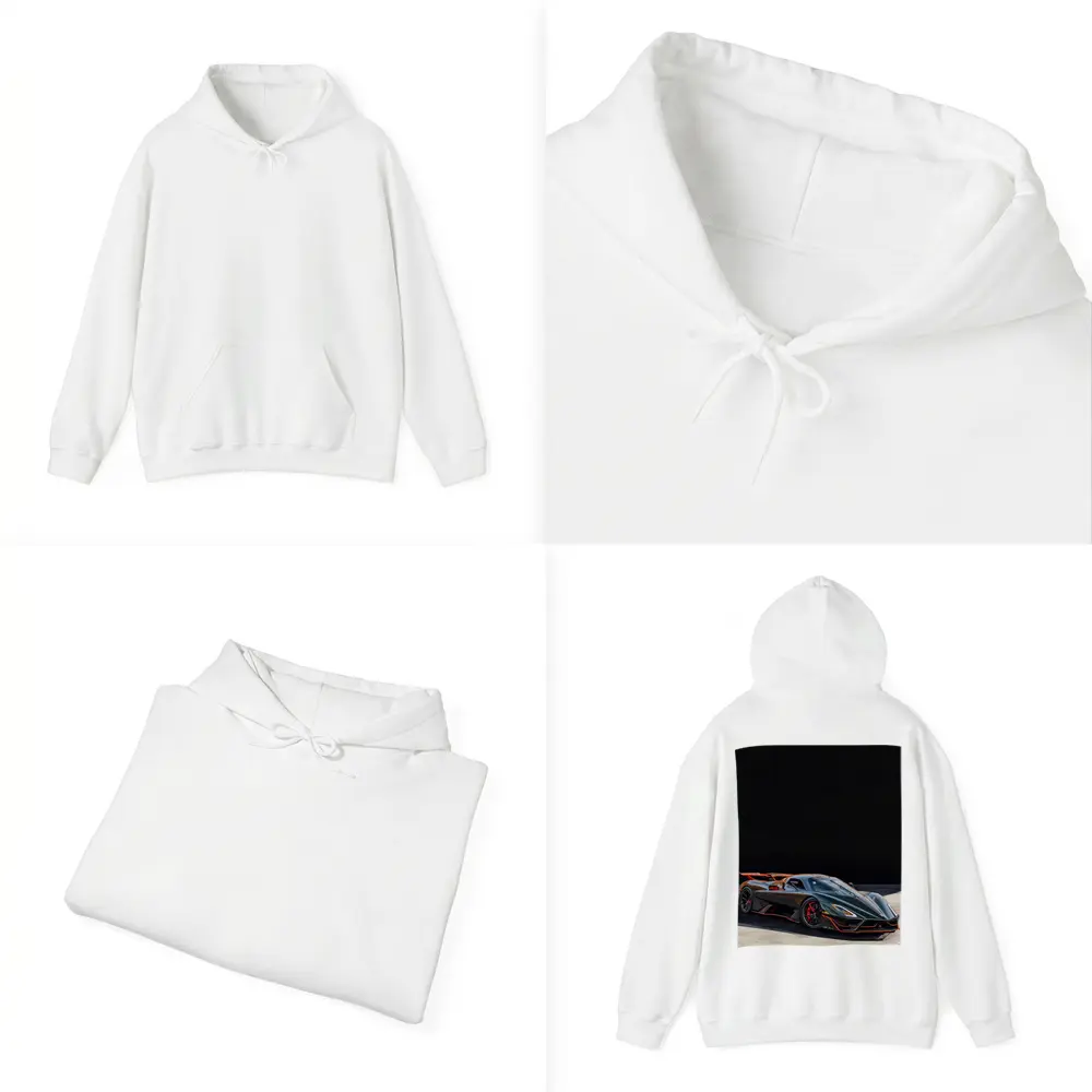 SSC Tuatara Supercar Dark Studio Setting – Hoodies