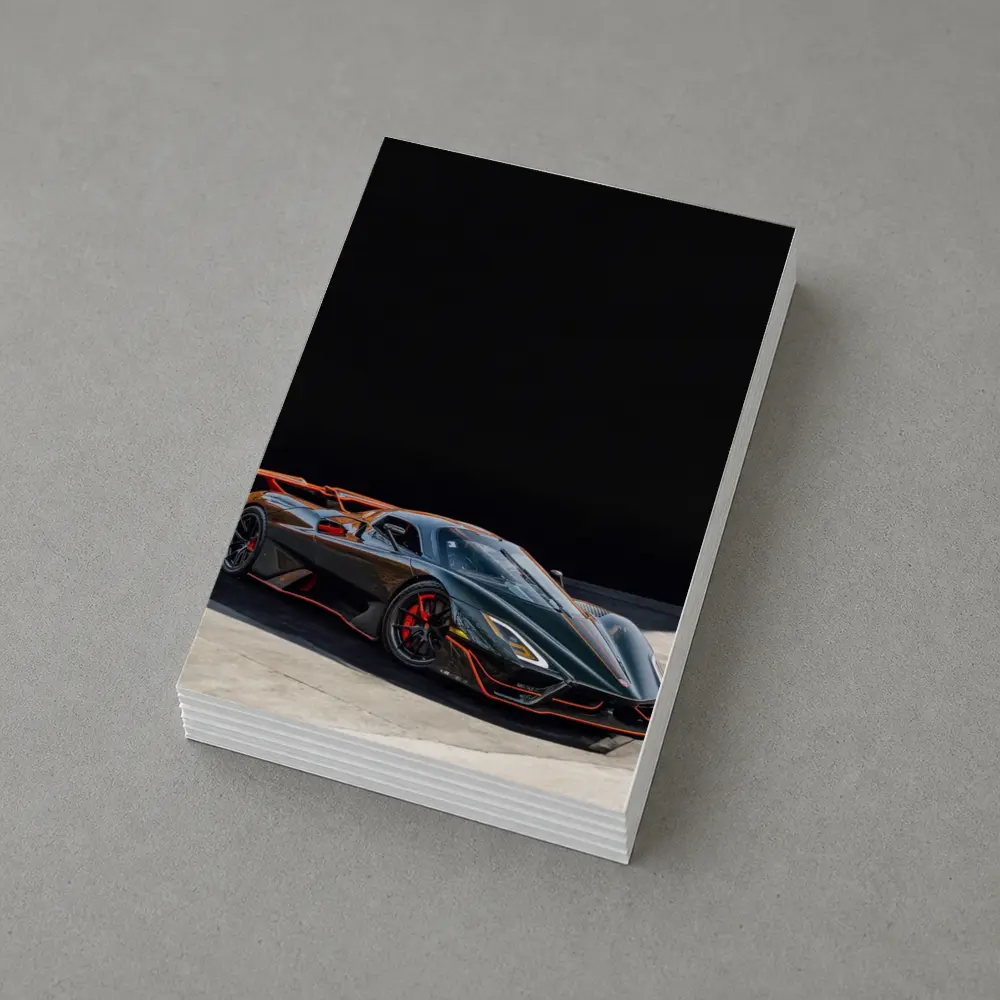 SSC Tuatara Supercar Dark Studio Setting – Postcards