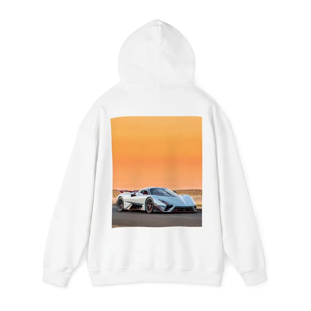 SSC Tuatara Supercar Desert Sunset Road – Hoodies