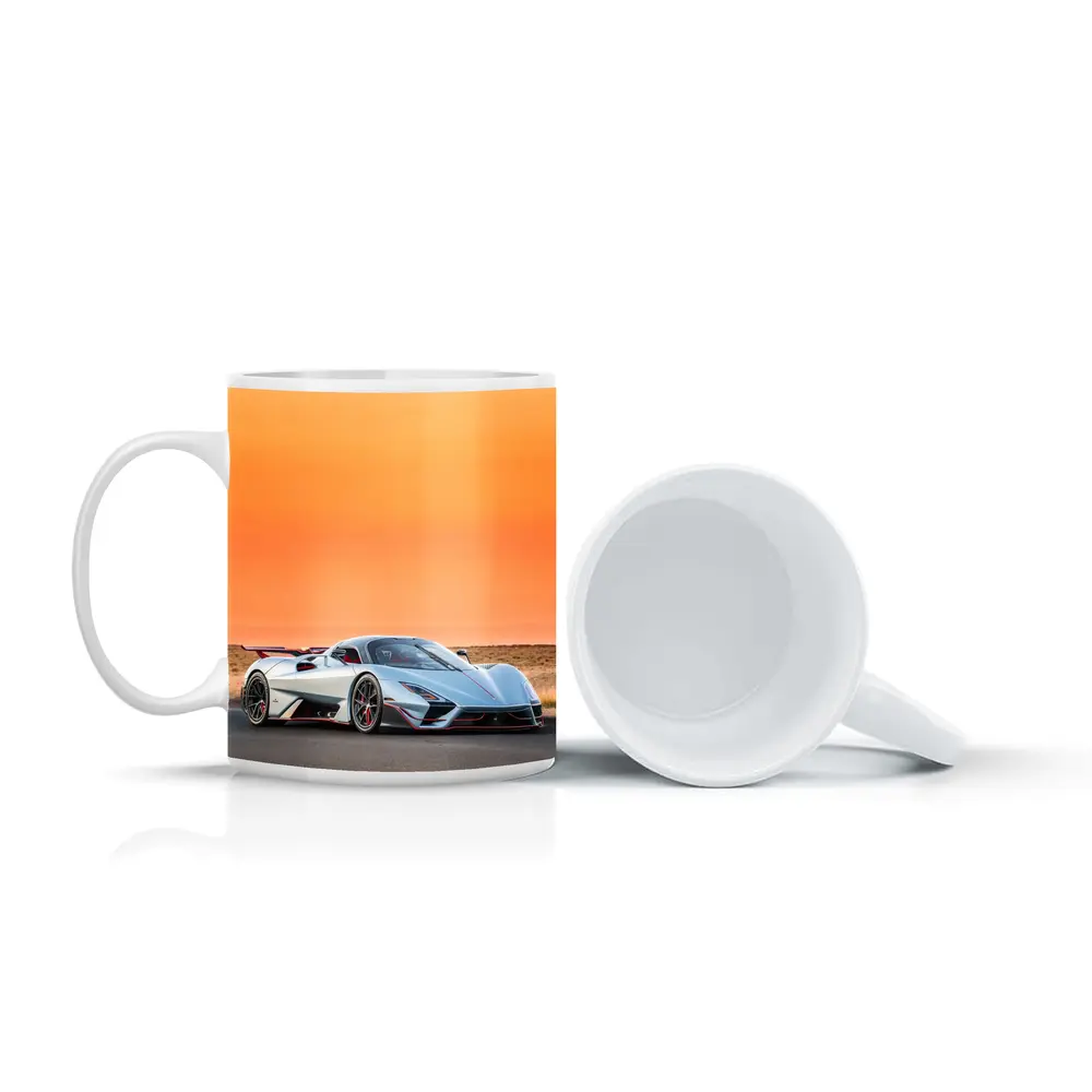 SSC Tuatara Supercar Desert Sunset Road – Mugs