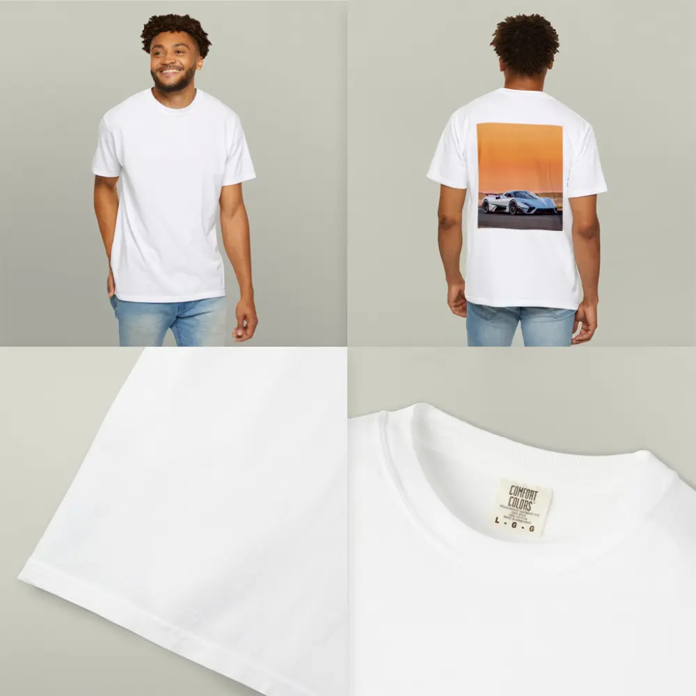 SSC Tuatara Supercar Desert Sunset Road – T-Shirts