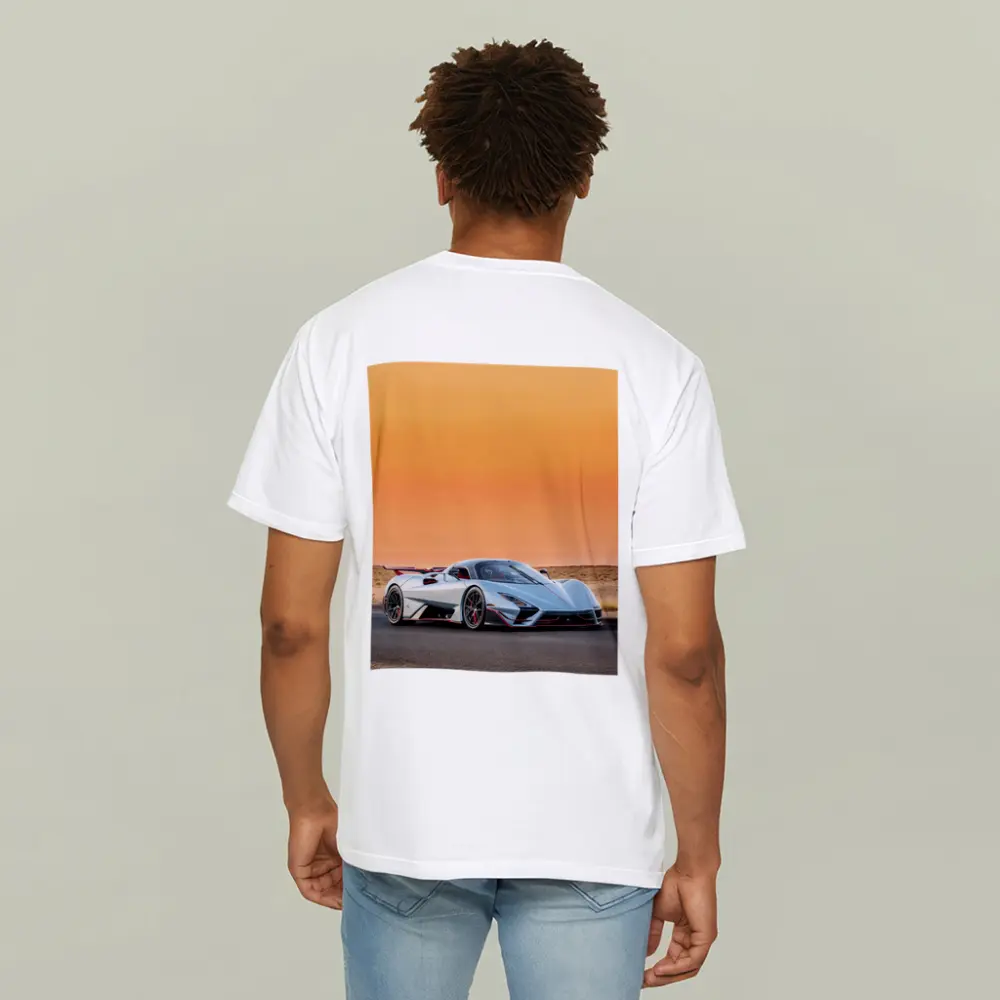 SSC Tuatara Supercar Desert Sunset Road – T-Shirts