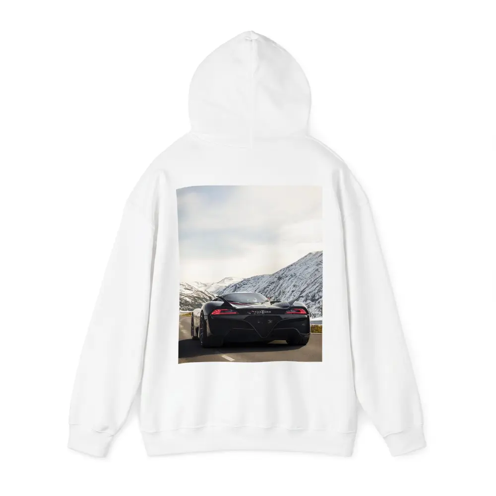 SSC Tuatara Supercar Snowy Mountain Road – Hoodies