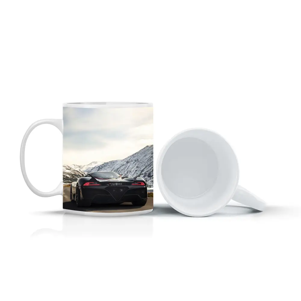 SSC Tuatara Supercar Snowy Mountain Road – Mugs
