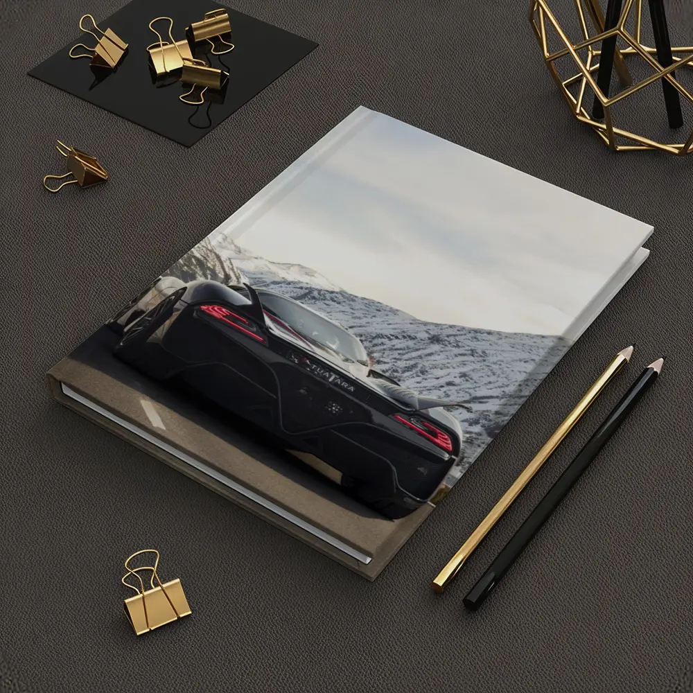 SSC Tuatara Supercar Snowy Mountain Road – Notebooks