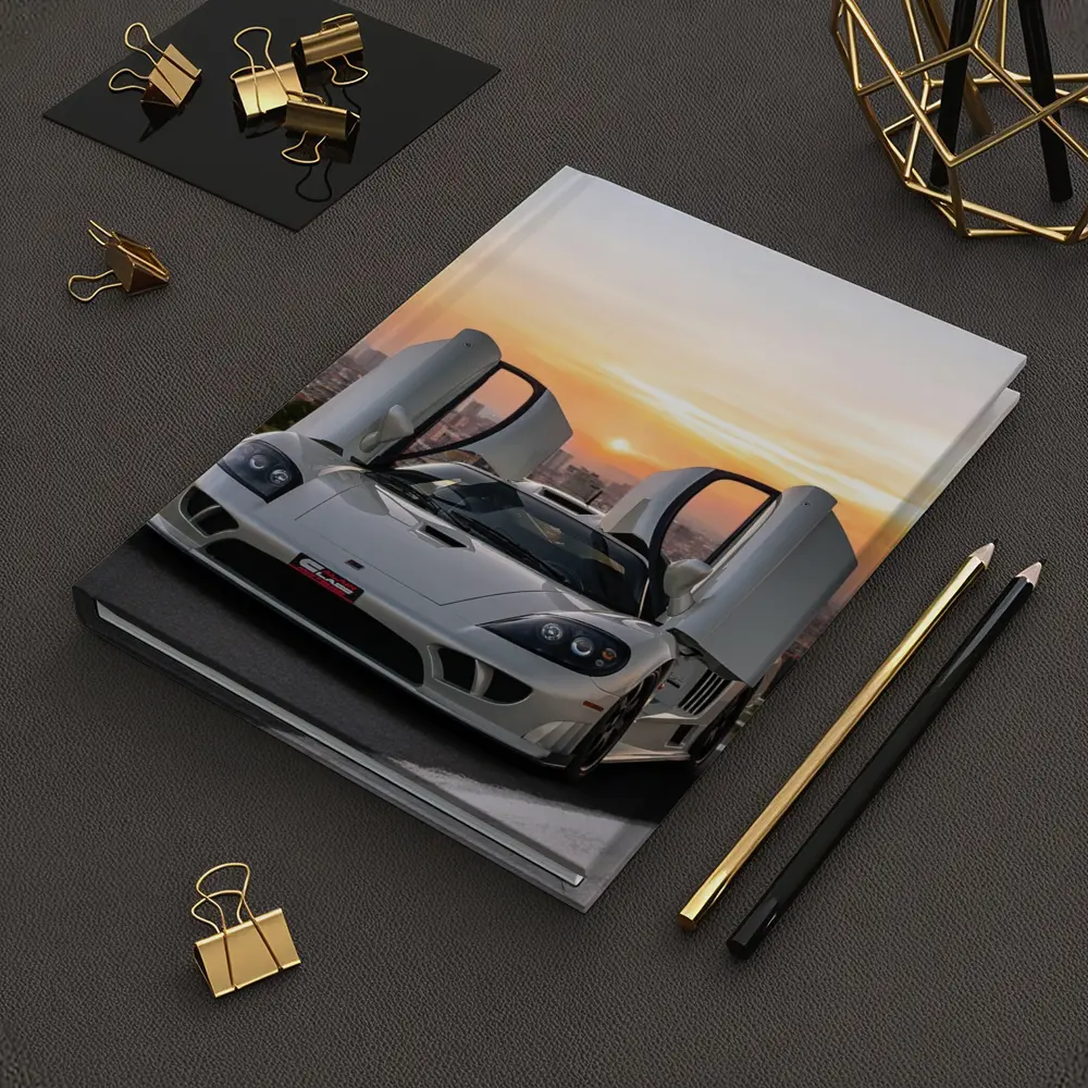 Saleen S7 White Supercar City Sunset – Notebooks