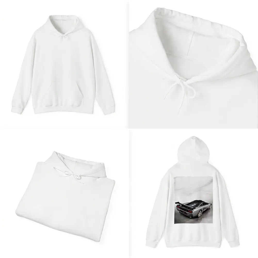 Saleen S7 Supercar Silver Marble Studio – Hoodies