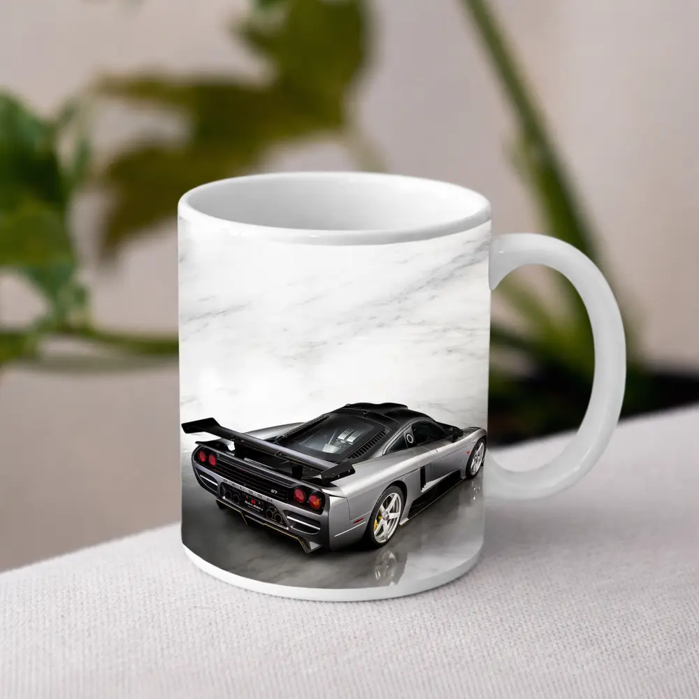 Saleen S7 Supercar Silver Marble Studio – Mugs