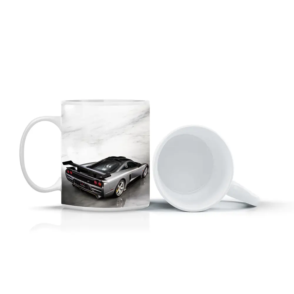 Saleen S7 Supercar Silver Marble Studio – Mugs
