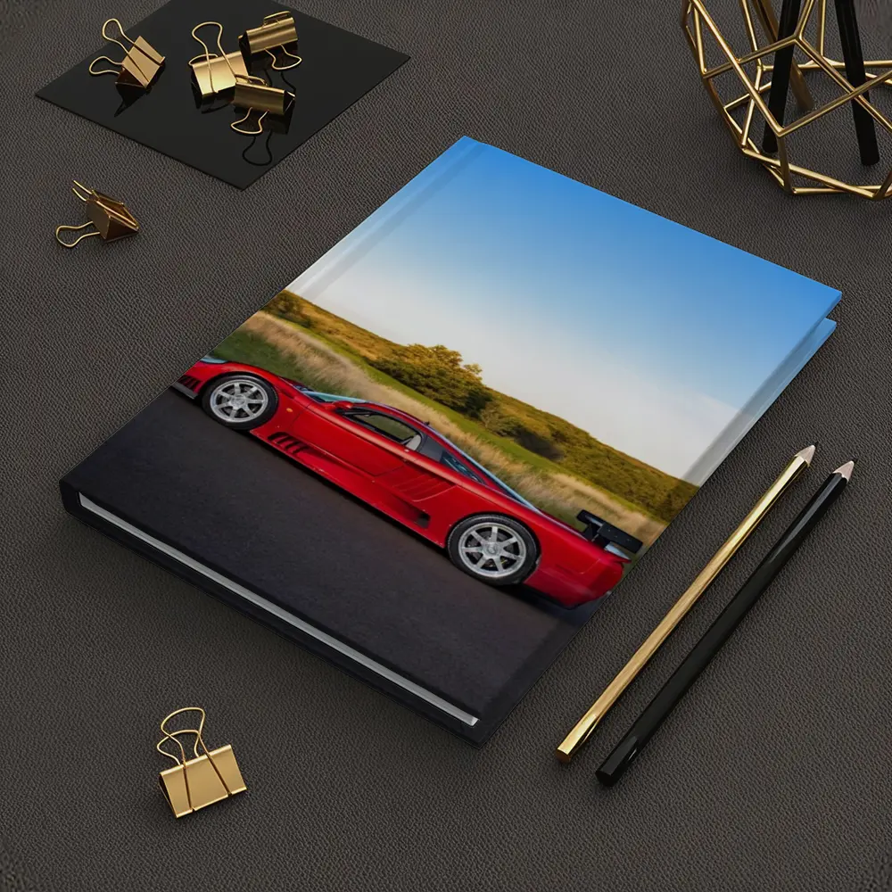 Saleen S7 Red Supercar Open Road Sunset – Notebooks