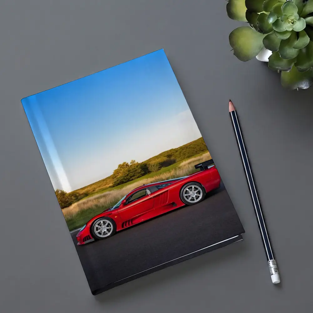 Saleen S7 Red Supercar Open Road Sunset – Notebooks