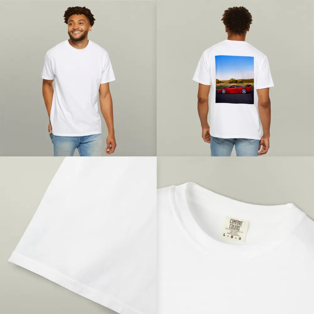 Saleen S7 Red Supercar Open Road Sunset – T-Shirts