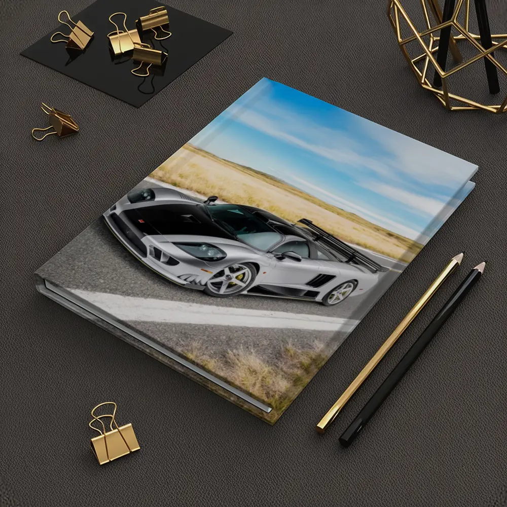 Saleen S7 Supercar On Open Country Road – Notebooks