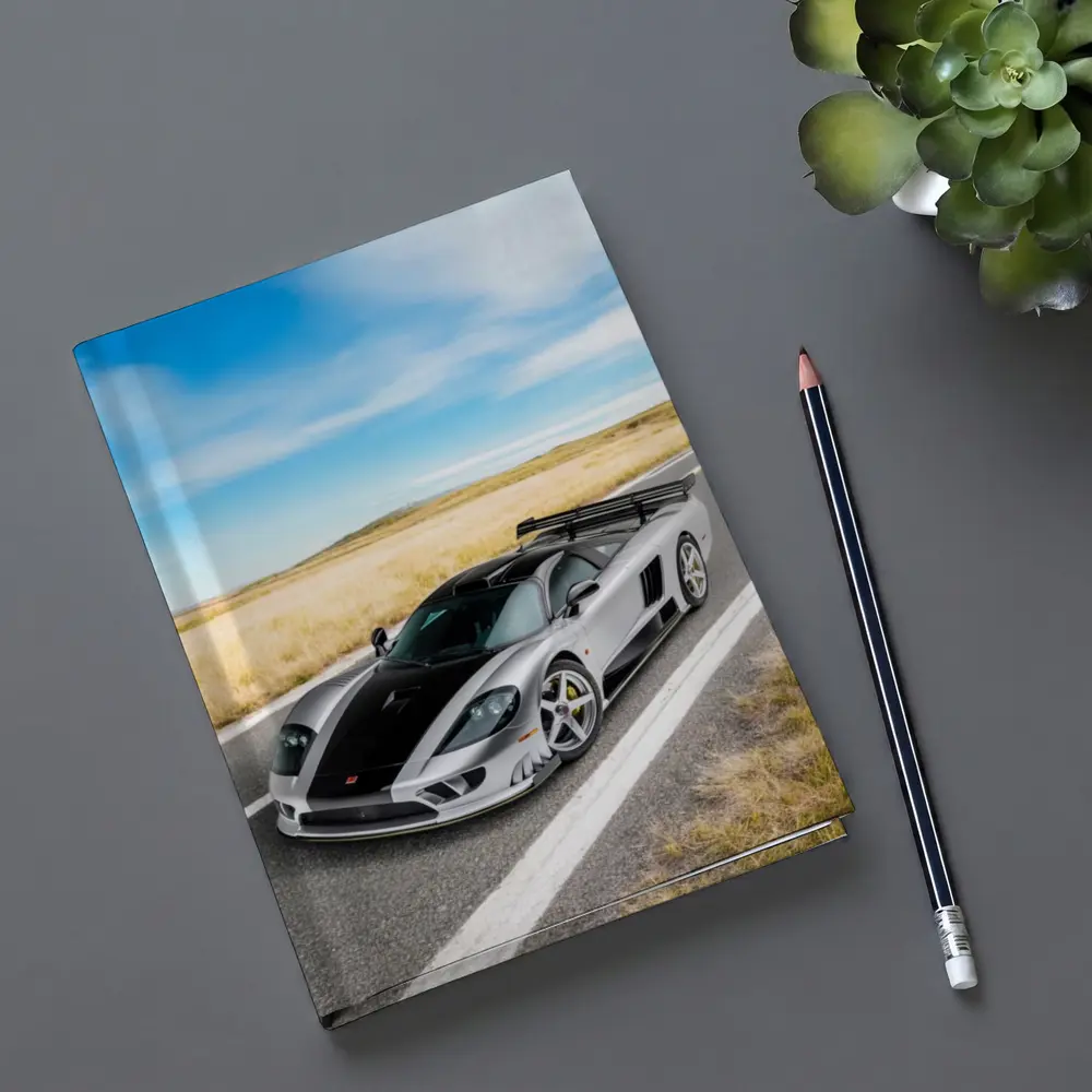 Saleen S7 Supercar On Open Country Road – Notebooks