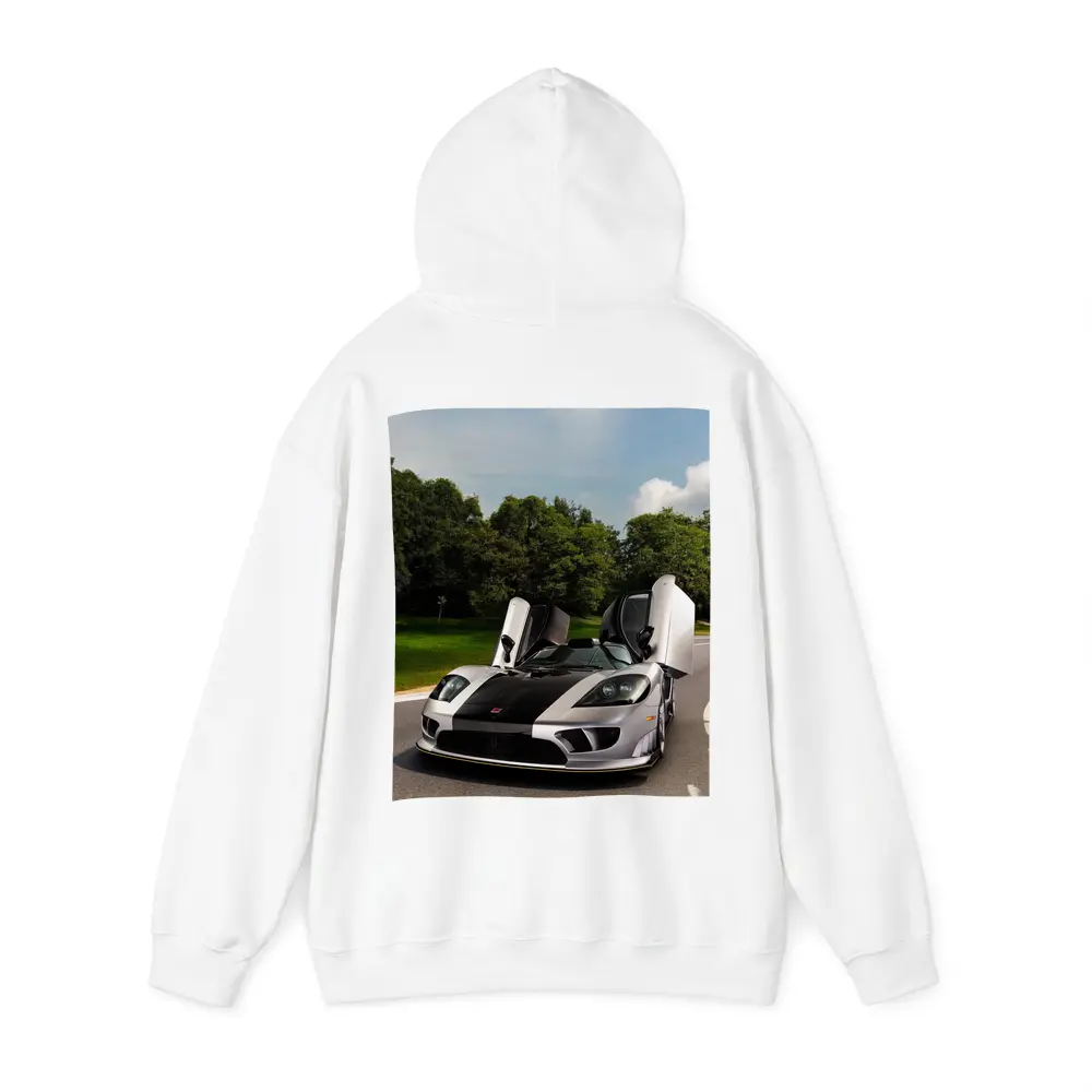 Saleen S7 Supercar Doors Open Road – Hoodies
