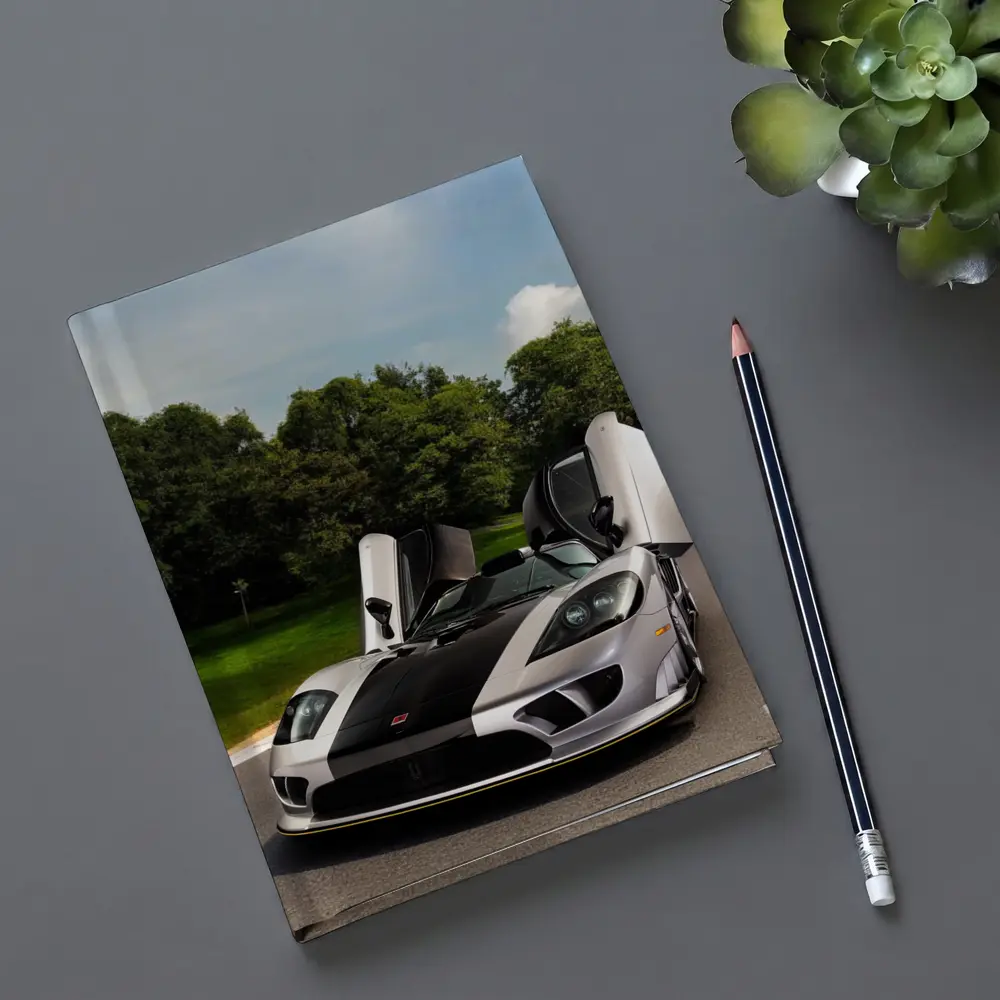 Saleen S7 Supercar Doors Open Road – Notebooks