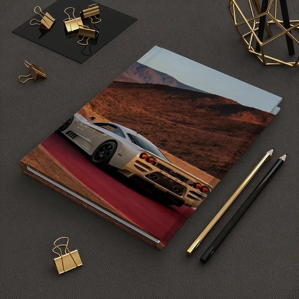 Saleen S7 Supercar On Red Racetrack – Notebooks