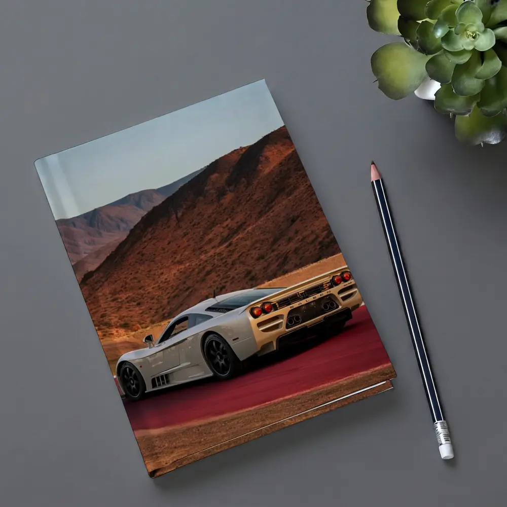 Saleen S7 Supercar On Red Racetrack – Notebooks