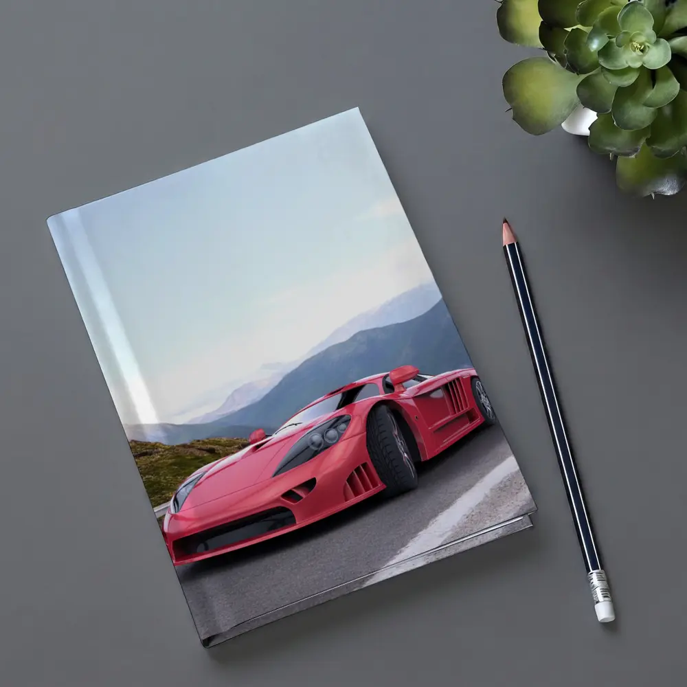 Saleen S7 Red Supercar Mountain Road – Notebooks