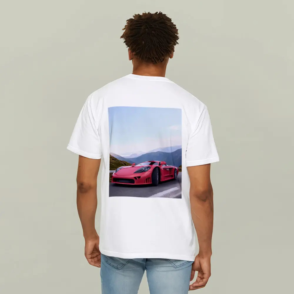 Saleen S7 Red Supercar Mountain Road – T-Shirts