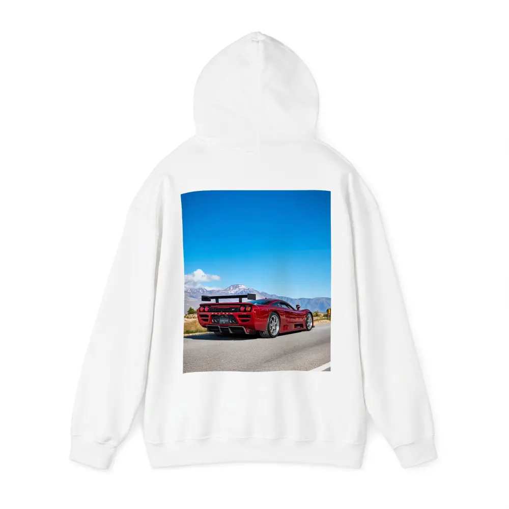 Saleen S7 Red Supercar Mountain Road – Hoodies