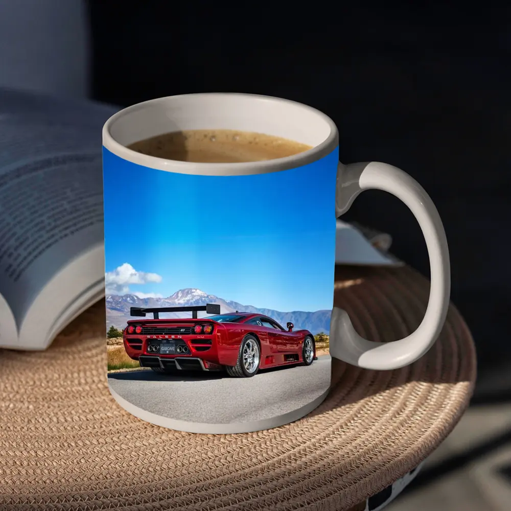 Saleen S7 Red Supercar Mountain Road – Mugs