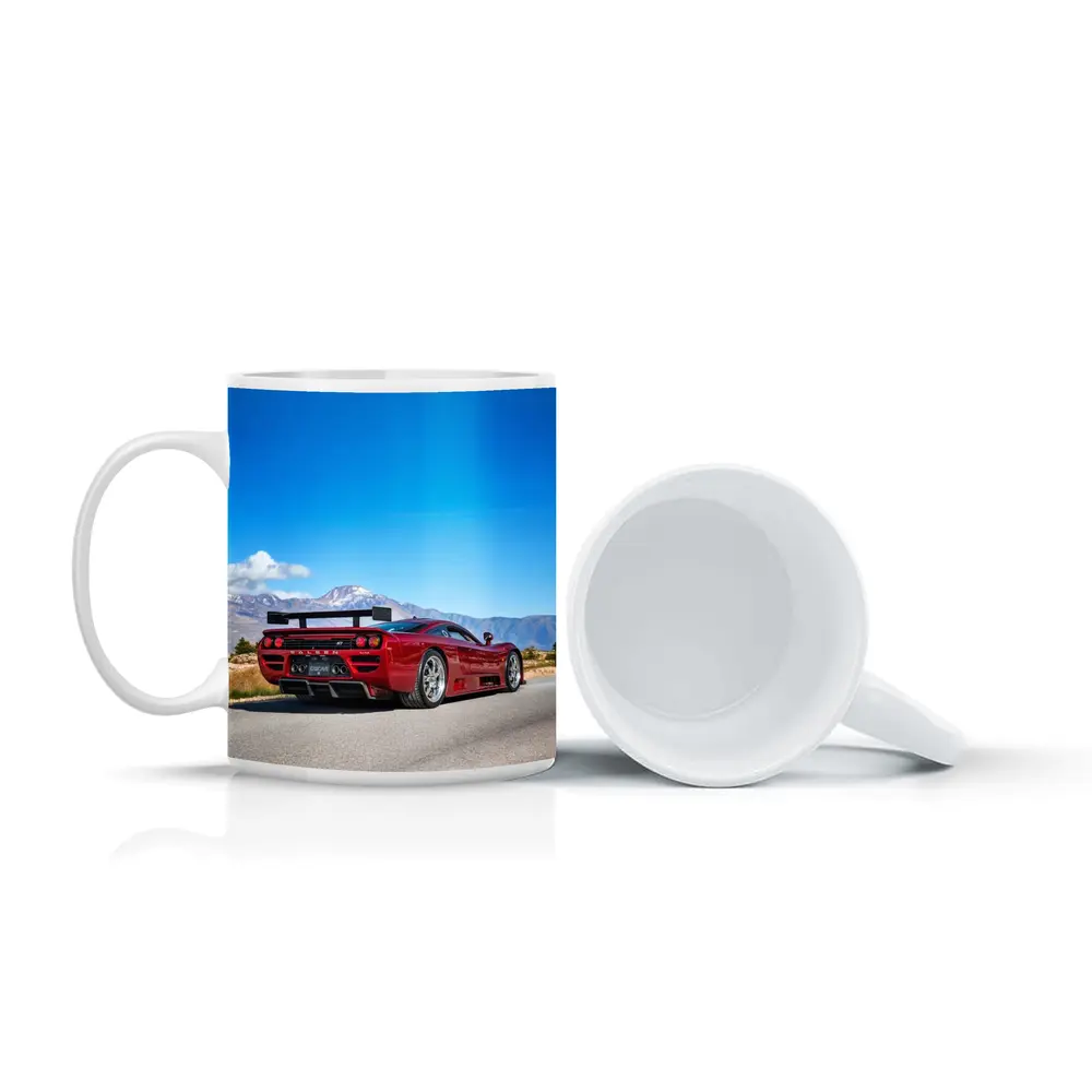Saleen S7 Red Supercar Mountain Road – Mugs