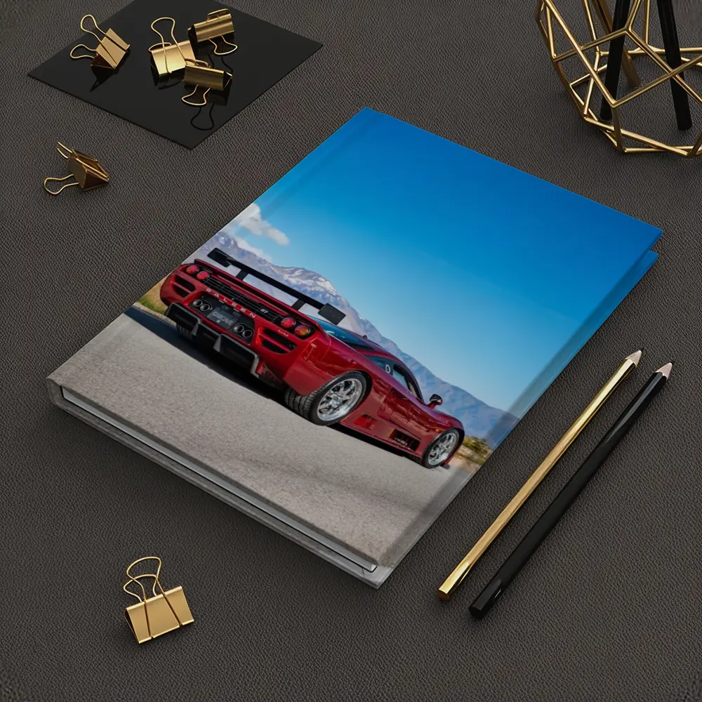 Saleen S7 Red Supercar Mountain Road – Notebooks