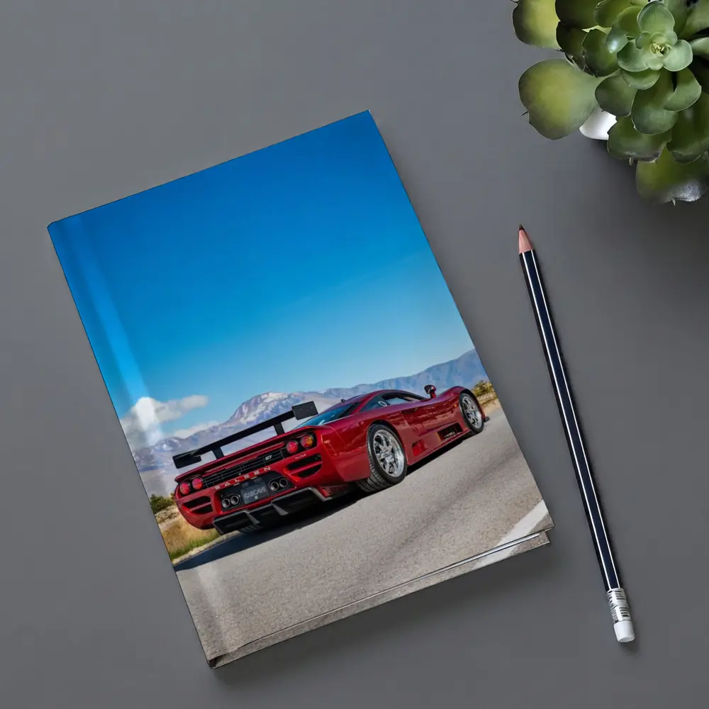 Saleen S7 Red Supercar Mountain Road – Notebooks