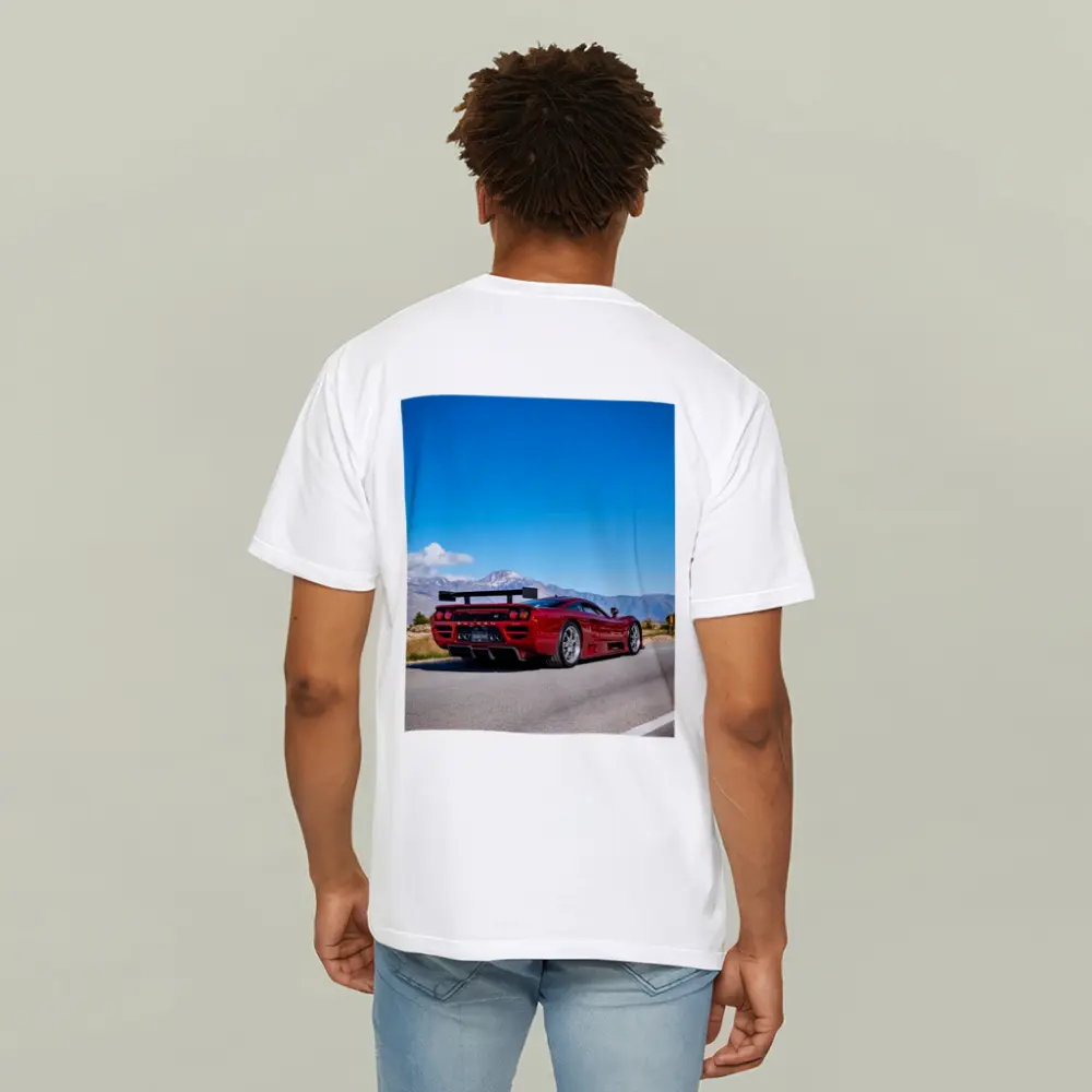 Saleen S7 Red Supercar Mountain Road – T-Shirts