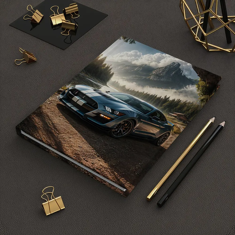 Ford Mustang Shelby GT500 Mountain Forest Scene – Notebooks