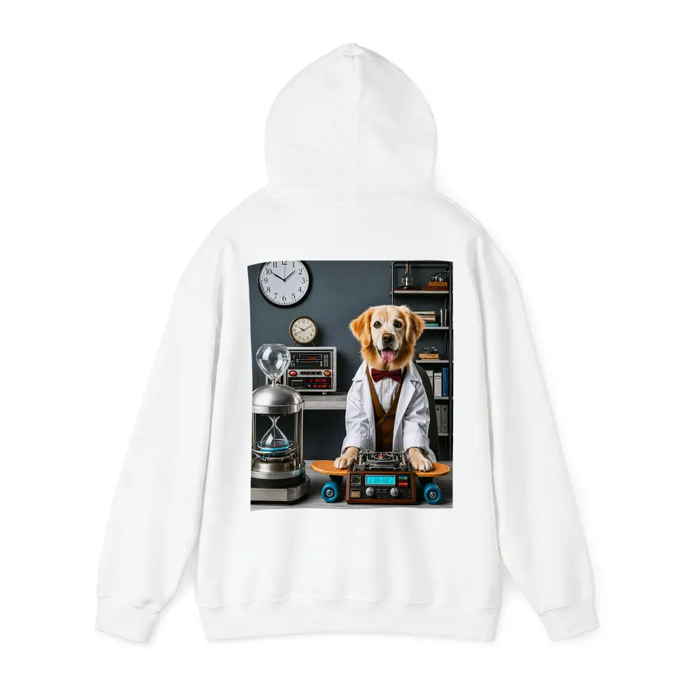 Golden Retriever Scientist Dog Laboratory Setting – Hoodies