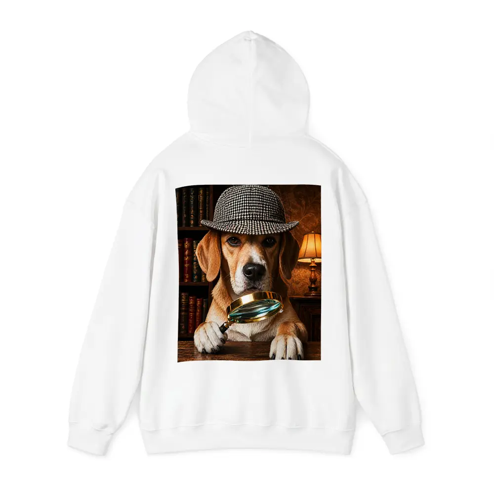Beagle Detective Dog Library Magnifying Glass – Hoodies