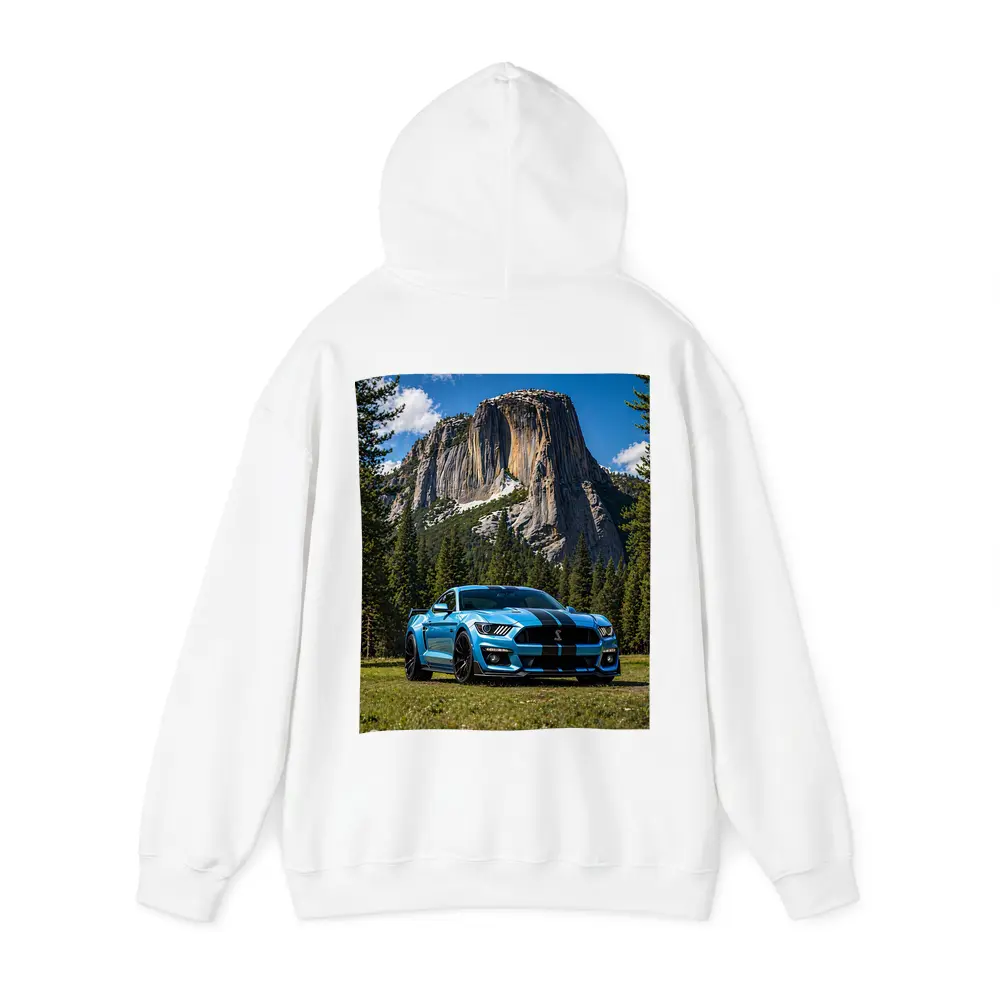 Ford Mustang Shelby GT500 Blue Mountain Forest – Hoodies