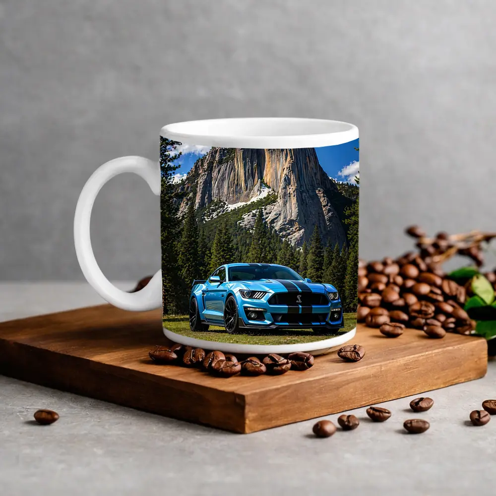 Ford Mustang Shelby GT500 Blue Mountain Forest – Mugs