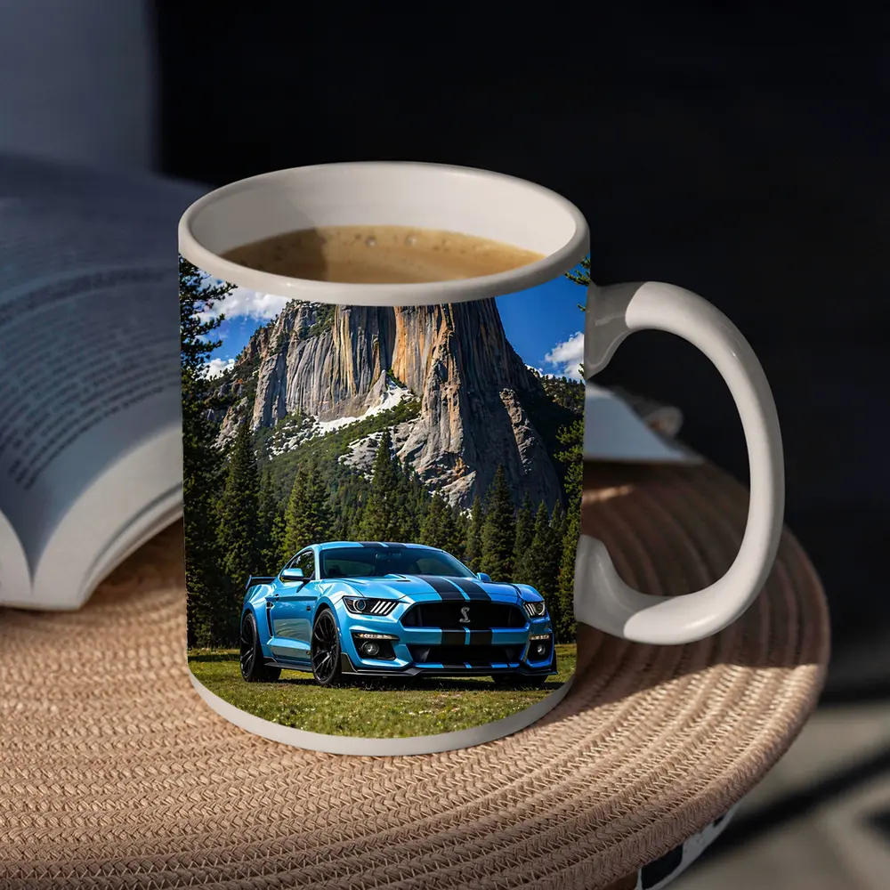 Ford Mustang Shelby GT500 Blue Mountain Forest – Mugs