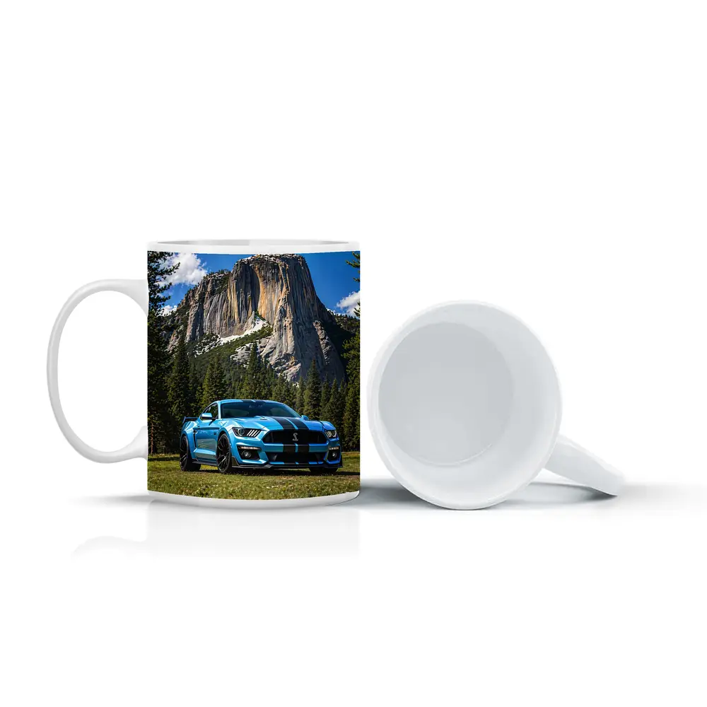 Ford Mustang Shelby GT500 Blue Mountain Forest – Mugs