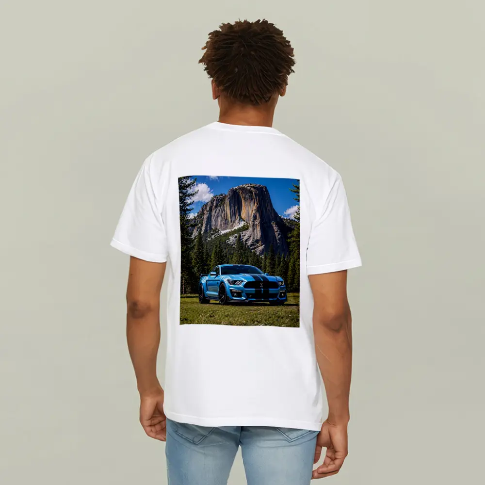 Ford Mustang Shelby GT500 Blue Mountain Forest – T-Shirts