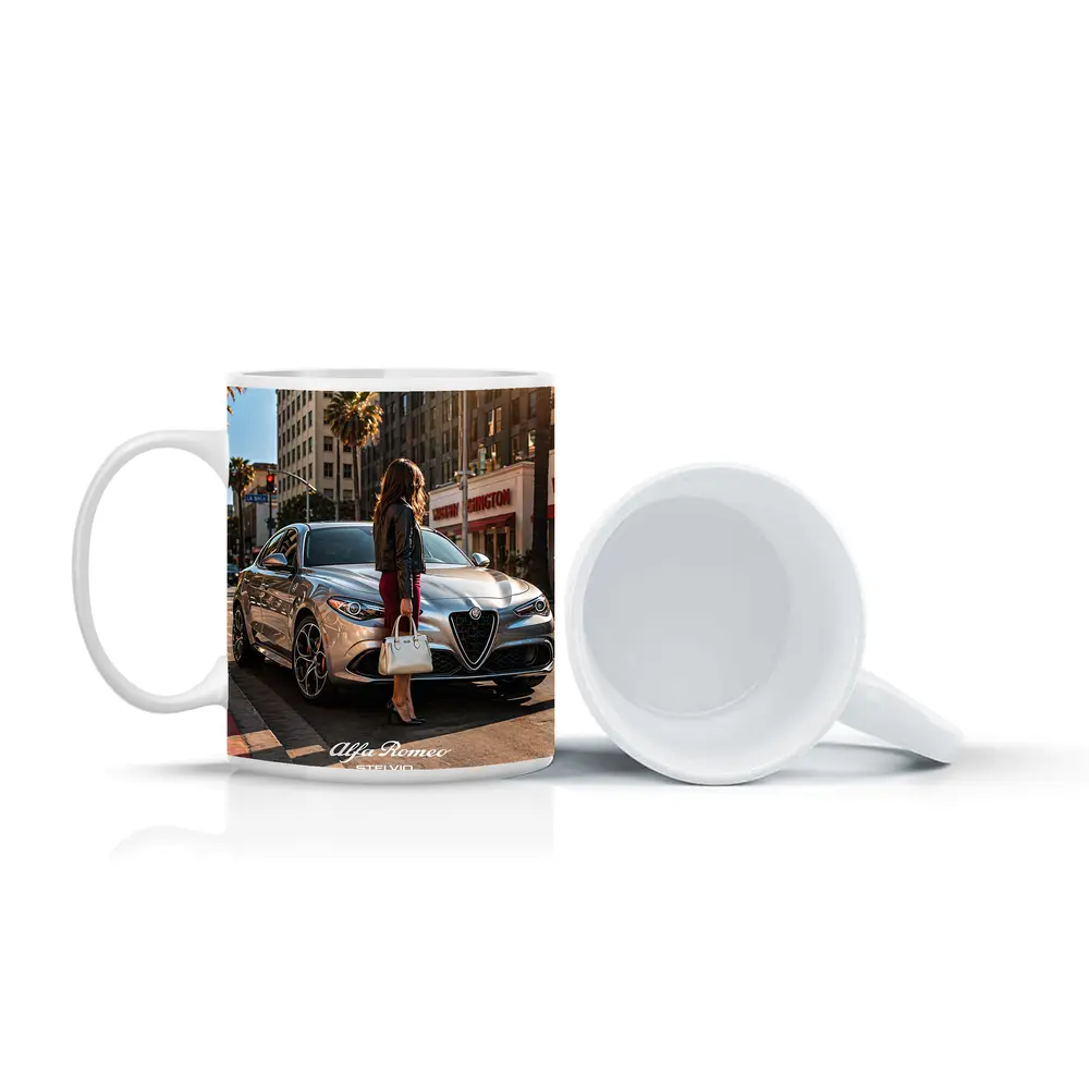 Alfa Romeo Stelvio Quadrifoglio Los Angeles Street – Mugs