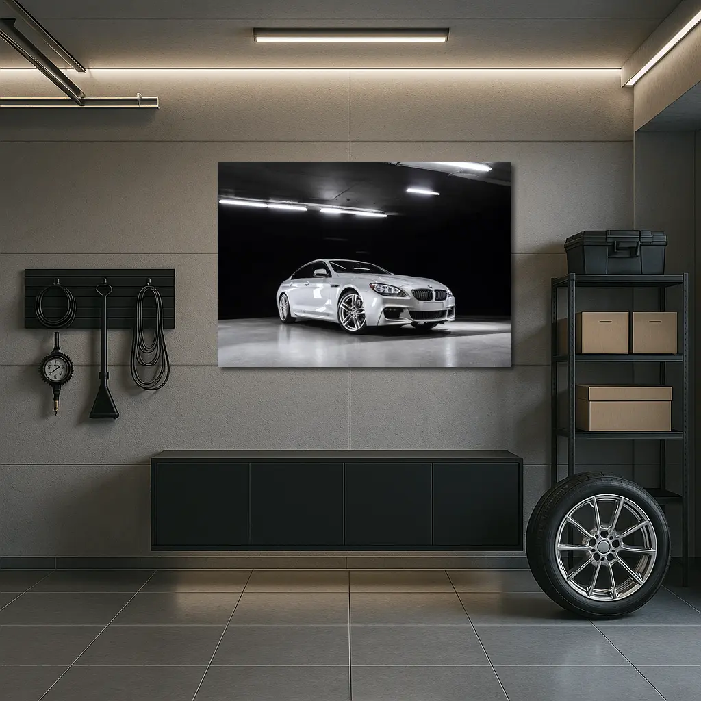 BMW Six Series Gran Coupe Studio Garage – Wall Art
