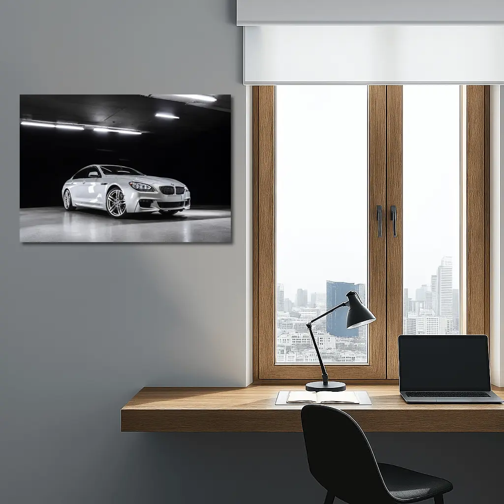 BMW Six Series Gran Coupe Studio Garage – Wall Art