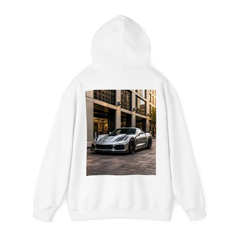 Chevrolet Corvette Z06 Silver Urban Street – Hoodies