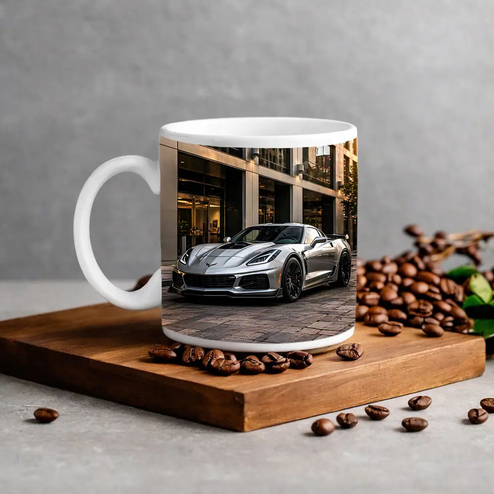 Chevrolet Corvette Z06 Silver Urban Street – Mugs