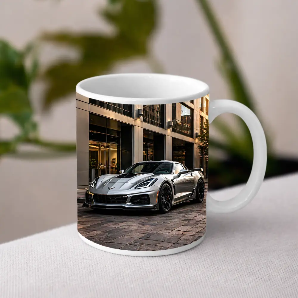 Chevrolet Corvette Z06 Silver Urban Street – Mugs