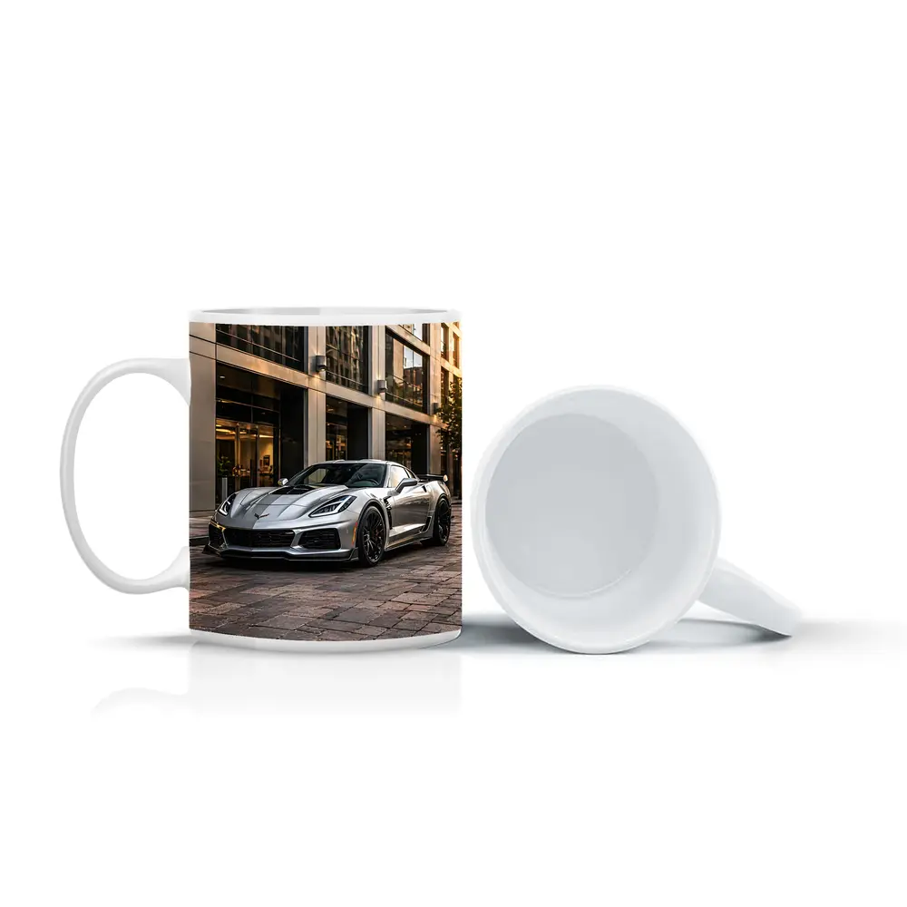 Chevrolet Corvette Z06 Silver Urban Street – Mugs