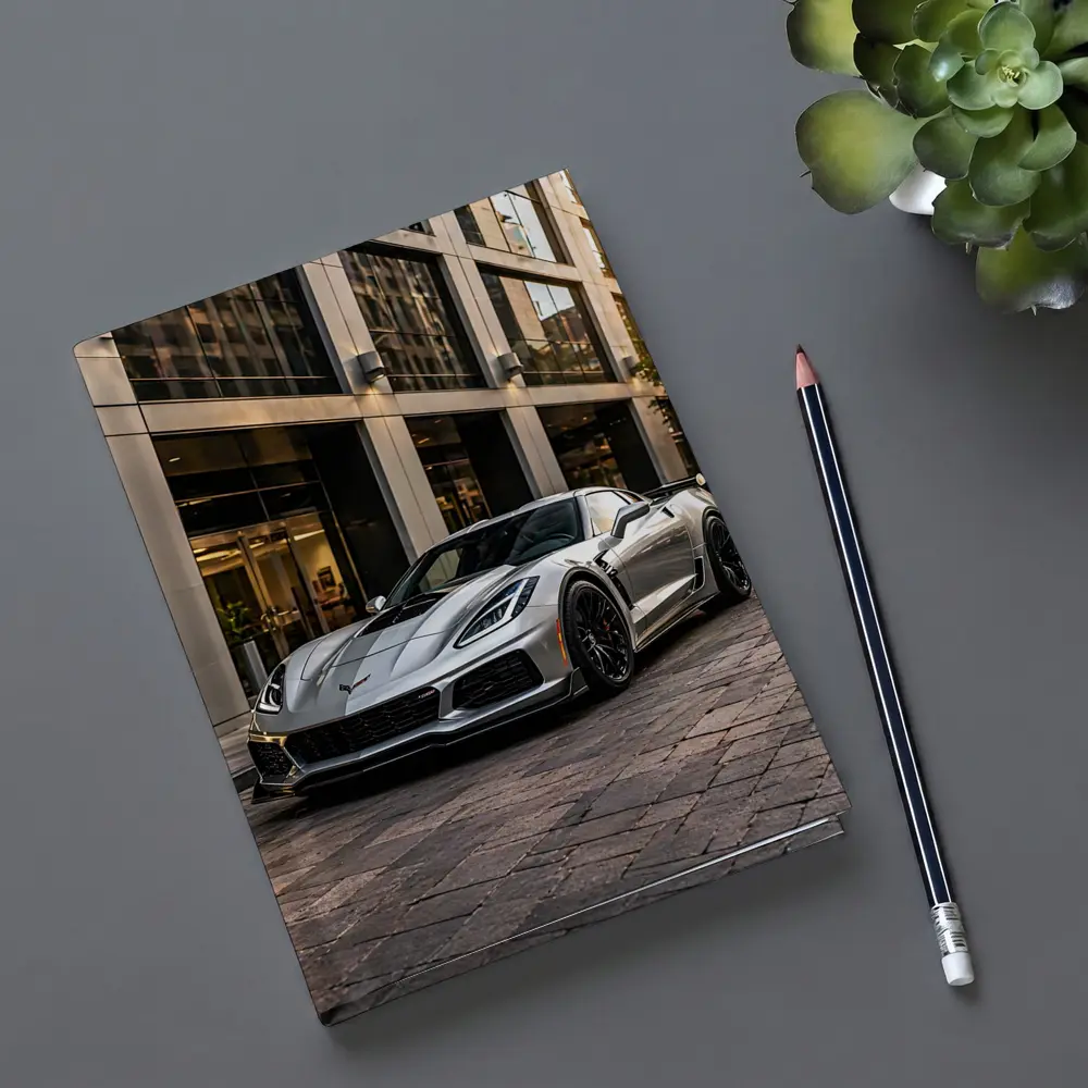 Chevrolet Corvette Z06 Silver Urban Street – Notebooks