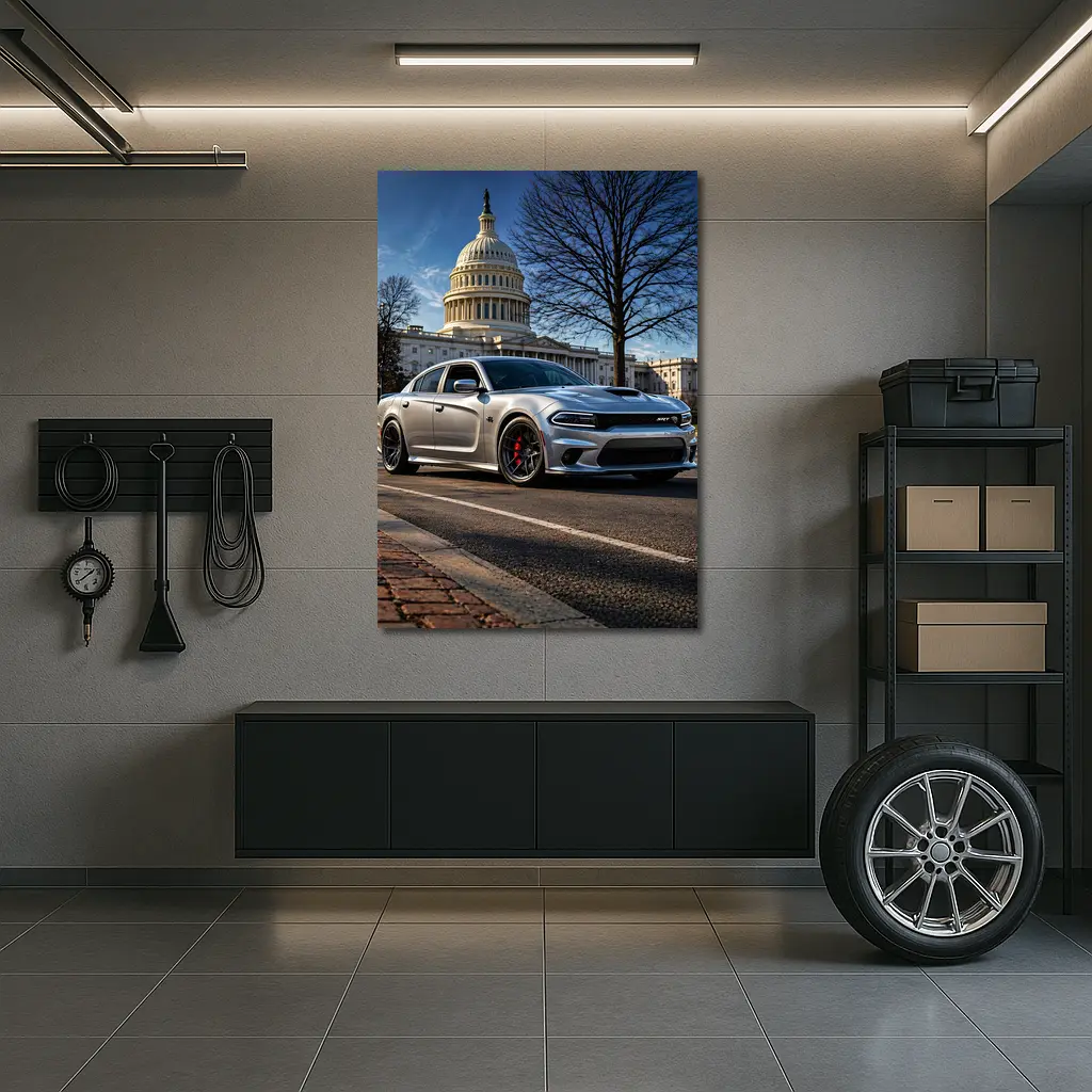 Dodge Charger SRT Hellcat Washington DC Capitol – Wall Art