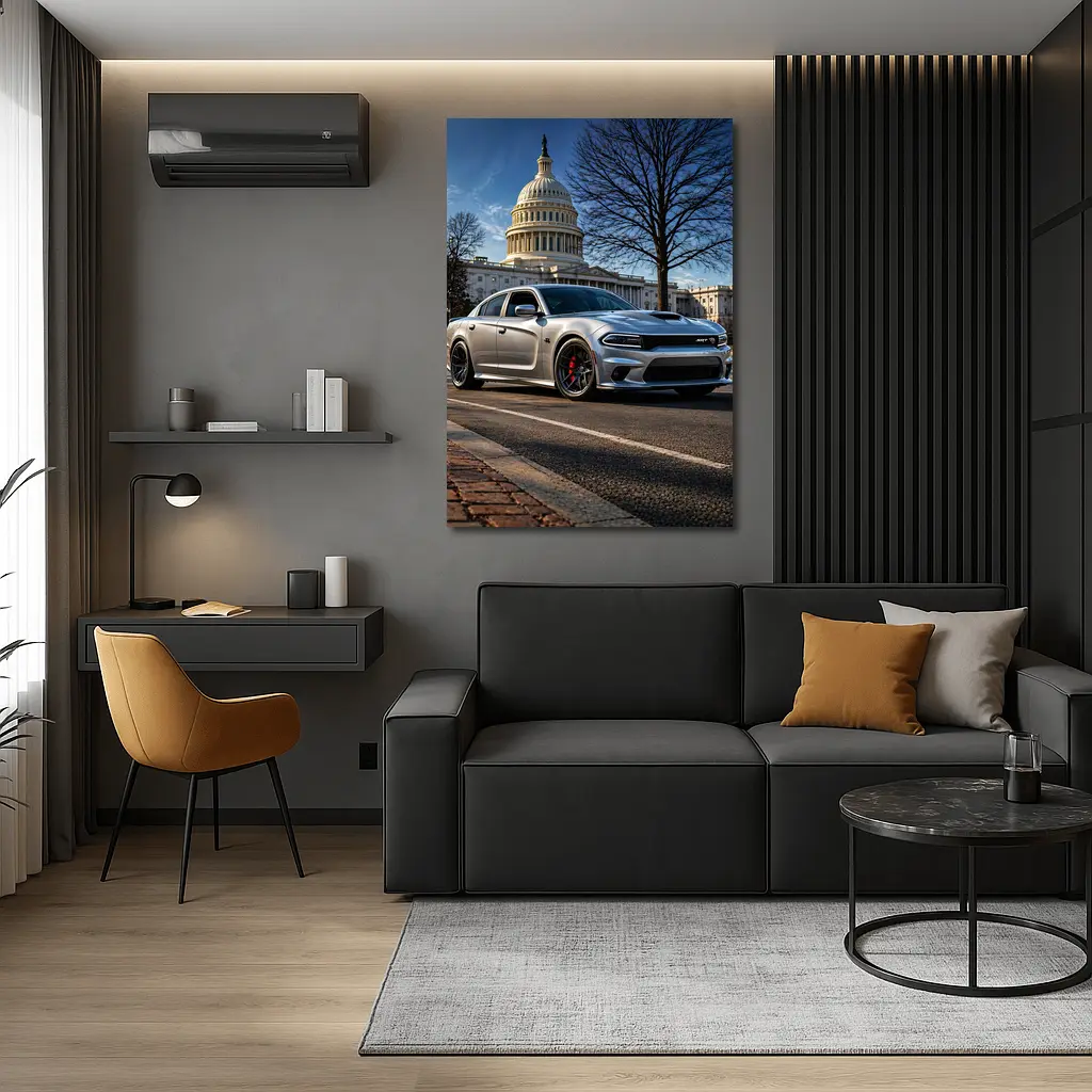 Dodge Charger SRT Hellcat Washington DC Capitol – Wall Art